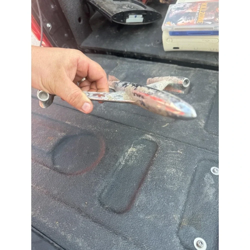 1953 1954 Oldsmobile Jet Airplane Hood Ornament OEM Chrome Emblem 562715